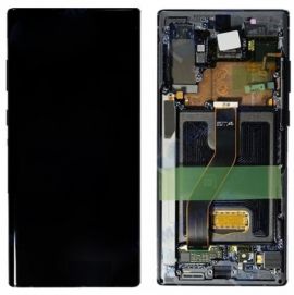 Дисплей Samsung Galaxy Note 10 SM-N970 OR 100% (Service Pack) with frame Aura Black