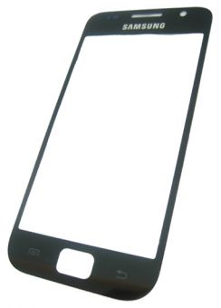 Скло дисплея Samsung Galaxy S GT-I9000 Black (для переклеювання)