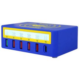 Зарядний пристрій Mechanic iCharge 6 Pro (5 USB / QC3.0 / Бездротова зарядка / PD USB-C)