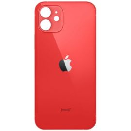 Кришка задня iPhone 12 Red (великий виріз під камеру)