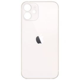 Кришка задня iPhone 12 White (великий виріз під камеру)