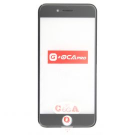 Скло дисплея iPhone 6 (4.7") для переклеювання з рамкою та OCA Black