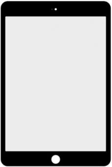 Скло дисплея iPad Mini / iPad Mini 2 / iPad Mini 3 Black (для переклеювання)