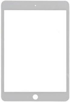 Скло дисплея (для переклеювання) iPad Mini / iPad Mini 2 White