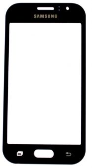 Скло дисплея Samsung Galaxy J1 Ace SM-J110 Black (для переклеювання)