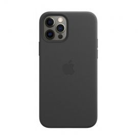 Чохол (Leather Case) для iPhone 12 Pro Max with magsafe Black