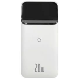 Акумулятор портативний (PowerBank) Baseus Magnetic Wireless 20W (10000mah) White