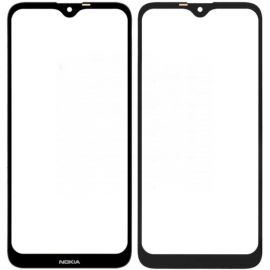 Скло дисплея Nokia 2.3 Black (для переклеювання)