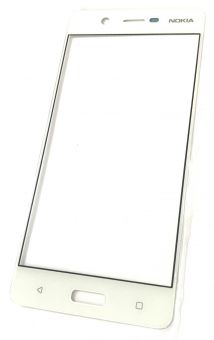 Скло дисплея Nokia 5 White (для переклеювання)