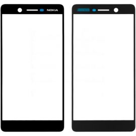 Скло дисплея Nokia 7 Plus Black (для переклеювання)