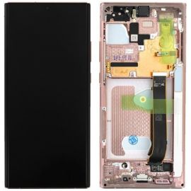 Дисплей Samsung Galaxy Note 20 Ultra SM-N985 / SM-N986 OR 100% (Service Pack) with frame Bronze
