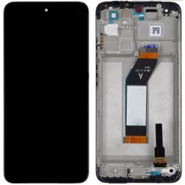 Дисплей Xiaomi Redmi 10 2022 OR 100% (Service Pack) with frame Black (Tarnish)