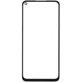 Скло дисплея Xiaomi Redmi Note 9 / Redmi 10X 4G Black + OCA (для переклеювання)