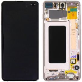 Дисплей Samsung Galaxy S10 Plus SM-G975 OR 100% (Service Pack) with frame Ceramic White