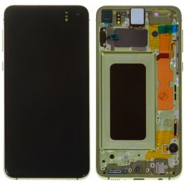 Дисплей Samsung Galaxy S10E SM-G970 OR 100% (Service Pack) with frame Yellow
