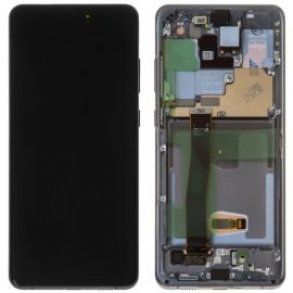 Дисплей Samsung Galaxy S21 Ultra SM-G998 OR 100% (Service Pack) with frame Phantom Black
