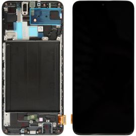 Дисплей Samsung Galaxy A70 SM-A705 OR 100% (Service Pack) with frame Black