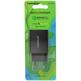 Зарядний пристрій TORNADO TD-15 (18W Quick Charge 3.0 / 3A)