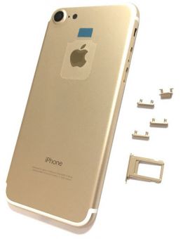 Корпус iPhone 7 (з кнопками та SIM-лотком) Gold Original (PRC)