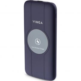 Акумулятор портативний (PowerBank) Vinga BTPB3510WLROP Wireless (10000 mAh)