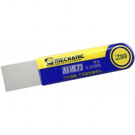 Лопатка / Медіатор Mechanic X22 Ultra-thin 0.1mm (металевий)