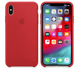 Чохол (Silicone Case) для iPhone XS Max Red