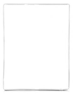 Рамка під тачскрін для iPad 3 White (A1416/A1430/A1403)