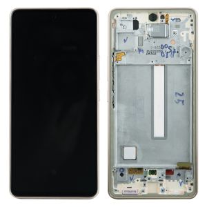 Дисплей Samsung Galaxy A53 5G SM-A536 OR 100% (Service Pack) with frame Gold
