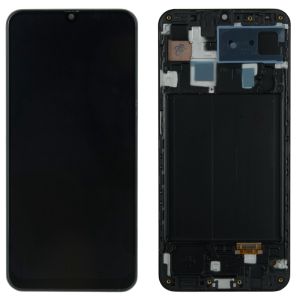 Дисплей Samsung Galaxy A30 SM-A305 with frame Black (Original AMOLED)