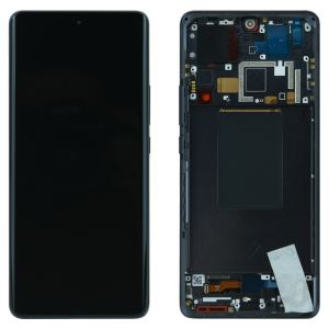 Дисплей Xiaomi 12 Pro / Xiaomi 12S Pro OR 100% (Service Pack) with frame Black (Dark Tarnish)