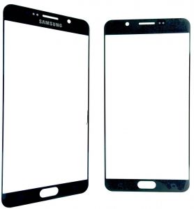 Скло дисплея Samsung Note 5 Black (для переклеювання)