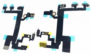Шлейф з кнопкою включення, спалахом та мікрофоном для iPhone 5C (4.0