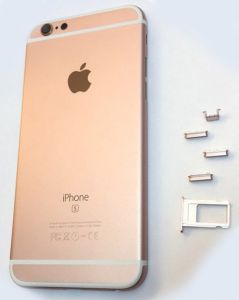Корпус iPhone 6S (з кнопками та SIM-лотком) Rose Gold Original (PRC)