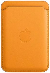 Чохол-бумажник для Iphone 12 / 12 Pro / 12 Pro Max (Leather) Golden Orange