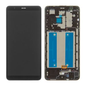 Дисплей Samsung Galaxy A01 Core SM-A013 / M01 Core SM-M013 OR 100% (Service Pack) with frame Black