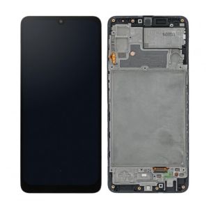 Дисплей Samsung Galaxy M22 SM-M225 / F22 SM-E225 OLED with frame Black (6.36