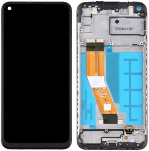 Дисплей Samsung Galaxy A11 SM-A115 / M11 SM-M115 OR 100% (Service Pack) with frame Black (157.5mm)