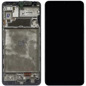 Дисплей Samsung Galaxy A22 4G SM-A225 OR 100% (Service Pack) with frame Black