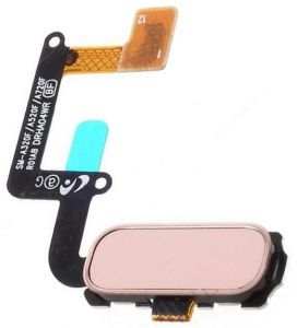 Шлейф Samsung Galaxy A320F Galaxy A3 (2017) / A520F Galaxy A5 (2017) кнопка Home Gold