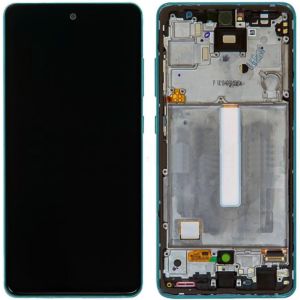 Дисплей Samsung Galaxy A52 SM-A525 / SM-A526 / SM-A528 OR 100% (Service Pack) with frame Blue