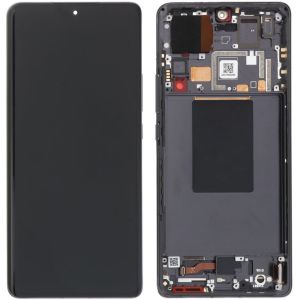 Дисплей Xiaomi 12 Pro / Xiaomi 12S Pro complete with frame Black (Original AMOLED)
