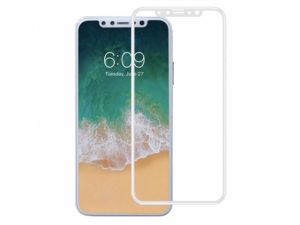 Захисне скло (броня) для iPhone X / Xs 3D White (0.26 mm)