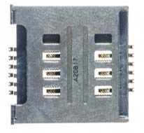 SIM Конектор для LG P715 Optimus L7 II Dual / D285 / D325 / D380 / E450 SIM1 + SIM2