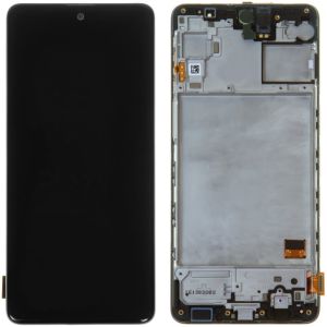 Дисплей Samsung Galaxy M31S SM-M317 OLED with frame Black