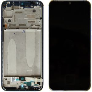 Дисплей Xiaomi Mi A3 / Mi CC9e OR 100% (Service Pack) with frame Blue