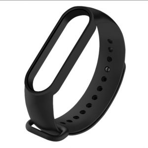 Силіконовий Ремінець Xiaomi Mi Band 5 / Mi Band 6 Black