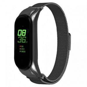 Металевий ремінець Milanes Loop для Xiaomi Mi Band 5 / Mi Band 6 Black