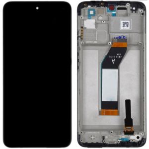 Дисплей Xiaomi Redmi 10 2022 OR 100% (Service Pack) with frame Black (Tarnish)