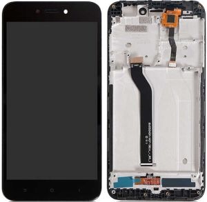 Дисплей Xiaomi Redmi 5A (MCI3B) / Redmi GO (MZB7184IN) OR 100% (Service Pack) with frame Black