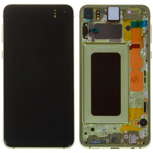 Дисплей Samsung Galaxy S10E SM-G970 OR 100% (Service Pack) with frame Yellow